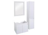 BADEZIMMERSET Weiß 3er-Set