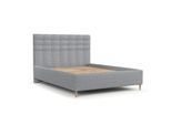 POLSTERBETT Soma 140/200 cm Grau im Riva Stoff