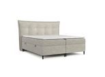 BOXBETT Las Palmas 160/200 cm Beige im Alta Stoff