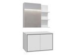 WASCHTISCHUNTERSCHRANK 78cm Sophéa 2er-Set Weiß