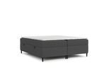 BOXBETT Theo 200/200 cm Anthrazit im Megan Stoff