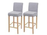 BARHOCKER Grau 2er-Set