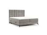 BOXBETT Niro 140/200 cm Hellbeige im Bonita Stoff