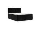 BOXBETT Tivra 180/200 cm Schwarz im Kronos Stoff