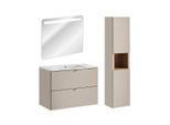 BADMÖBEL 80cm Manoa 2er-Set Kaschmir