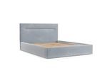 POLSTERBETT Liline 140/200 cm Hellgrau im Paros Stoff