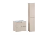 BADMÖBEL 60cm Azel 2er-Set Kaschmir