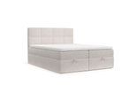BOXBETT Velto 180/200 cm Hellbeige im Neve Stoff