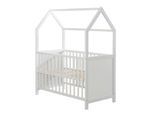HAUSBETT 60 x 120 cm weiß
