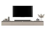 TV-LOWBOARD 2-er Set Selene Kaschmir Matt Glamour 140 cm