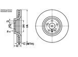 ATE Bremsensatz, Scheibenbremse Bremsensatz-Vorderachse ijf1418284 Vorderachse belüftet 340mm 30mm für VAG