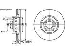 ATE Bremsensatz, Scheibenbremse ijf1418776 Vorderachse belüftet 276mm 24mm für VAG