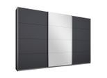 Luca Bessoni , Grau , Holzwerkstoff , 3 Fächer , 271x210x62 cm , Blauer Engel, BQ - Bündnis für Qualität, Made in Germany ,