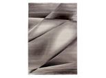 Ayyildiz , Braun , Textil , Abstraktes , rechteckig , 240x340 cm , Oeko-Tex® Standard 100 , pflegeleicht , Teppiche & Böden, Teppiche, Webteppiche, Flachwebteppiche