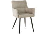 Mid.you , Hellbraun , Holz, Metall, Textil , Pappel , Sperrholz , 54x82x60 cm ,