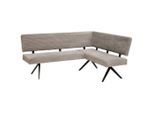 Livetastic , Grau , Metall, Textil , L-Form , 190x150 cm , Esszimmer, Bänke, Polsterbänke