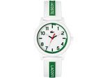 Quarzuhr LACOSTE "RIDER", grün (weiß, grün), Armbanduhren, Kinder, Quarzuhr, Armbanduhr, Kinderuhr, Mädchen, Jungen, Geschenkidee, Schulanfang