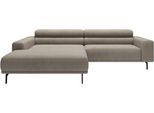 Ecksofa "Tossa, Modernes Design trifft smarte Funktione, Breite 258 cm", beige (sand), B:258cm H:71cm T:217cm, 95% Polyester, 5% Nylon, SCHÖNER WOHNEN-KOLLEKTION, Sofas, Ecksofa, Motorischer Sitzvorzug, Kopfteil-Funktion & Saugroboter-Höhe