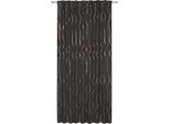 Verdunkelungsvorhang Glamour Schwarz Ca. 140x245cm Verdunkelung