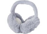 Ohrenwärmer STYLEBREAKER "Ohrenwärmer Einfarbig Teddyplüsch", Damen, grau, Obermaterial: 100% Polyester PES., Modisch, Mützen Ohrenwärmer