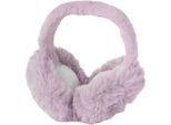 Ohrenwärmer STYLEBREAKER "Ohrenwärmer Einfarbig Teddyplüsch", Damen, rosa (mauve), Obermaterial: 100% Polyester PES., Modisch, Mützen Ohrenwärmer