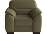 Sessel SIT & MORE "Montego", grün (olive), B:106cm H:88cm T:90cm, Sessel, Sessel, mit Federkern