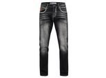 Jeans Hose "TOYAMA" Regular Fit mit Kontrast Naht