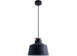 PACO HOME Pendelleuchte "JACK U", grau (anthrazit), 1, Ø 28,5cm H: 176,5cm, Leuchten, Hängelampe Esszimmer Küchenlampe Hängend Esstischlampe Innen Gold, Pendelleuchte