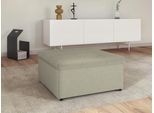 Hocker DOMO COLLECTION "SPLASH 87x87 cm, komfortabel, modernes Design", braun (schlamm), B:87cm H:40cm T:87cm, 100% Polyester, Hocker, Hocker