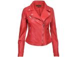 Dames klassiek leren Brando bikerjack-Loughton