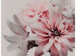 Fototapete LIVING WALLS "The Wall", rosa (rosa weiß), B:4m L:3m, Vinyl, Vlies, Tapeten, Fototapete Floral Tapete Blume Tapeten Wohnzimmer Flur Design Optik