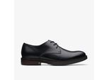 Paulson Einfache Schwarze Leder Schuhe