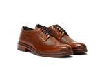Ben Sherman Archie Brogue Leer Heren Tan Veterschoenen