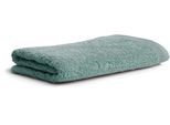 Badetuch MÖVE "Superwuschel", grün (tea), B:100cm L:160cm, Walkfrottee, Baumwolle, Handtücher, Badetuch, Badetuch mit Bordüre, 100% Premium Cotton Baumwolle, einfarbig, weich