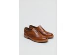 Ben Sherman Sugarman Brogue Leder Herren Braune Schnürschuhe