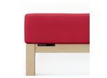 Bettlaken SCHLAFGUT "Frottex Spannbettlaken", rot (rot deep), L:200cm, Frottee, Obermaterial: 75% Baumwolle, 25% Polyester, Bettlaken, Bettlaken, MADE IN GREEN by OEKO-TEX