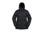 Mountain Warehouse Waterdichte gewatteerde jas voor dames (Zwart)