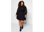 Curve dames mini lange avond-/dagelijkse getailleerde plus-size jurken