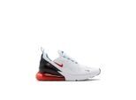 Nike Air Max 270 Turnschuhe, Weiß/Chile Rot-Midnight Navy