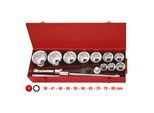 KS Tools 1" Steckschlüssel-Satz, 15-teilig (911.0815)