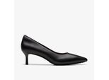 Adela Court Schwarze Leder Schuhe
