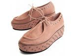 Montevita Wedge-Schuhe Trenca in Pink