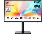 MSI LED-Monitor "Modern MD2412P", Energieeffizienz: D, schwarz, B:54,1cm H:32,22cm T:5cm, Monitore, höhenverstellbar, 3 Jahre Herstellergarantie, USB-C, LED-Monitor