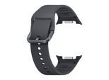 SAMSUNG Wechselarmband "Sport Band (Gr. S/M) für Samsung Galaxy Watch8 / Watch8 Classic", grau (dunkelgrau), Uhrenarmbänder, Wechselarmband