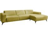 Ecksofa DIE PLANBAR "MP-IN24031", santos lemon, B:298cm H:75cm T:174cm, 100% Polyester, Sofas, Ecksofa, SoftSitz-Kaltschaumpolsterung, wahlweise mit motorischer Vorziehbank