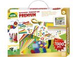 Kreativset LENA "Bastelkoffer Premium", bunt, Kreativsets, Kinder, Kunststoff, Kreativset