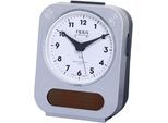 Funkwecker FILIUS ZEITDESIGN, silber (silberfarben, grau), Wecker, Funkwecker, Solar, Beleuchtung, Made in Germany, Schlafzimmer
