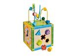 Spielcenter EICHHORN "Color, Kleines Spielcenter", bunt, Motorikspielzeug, BabyB:20cm H:20cm T:20cm, Holz, Spielcenter, B:20cm H:20cm T:20cm