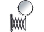 Wandspiegel WENKO "Exclusiv", schwarz, B:219cm, Metall, Spiegel, Wandspiegel, 3-fach Vergrösserung