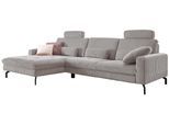Ecksofa DIE PLANBAR "MP-IN20110 L-Form mit Federkern-Polsterung", rosa (rose), B:302cm H:87cm T:178cm, 100% Polyester, Sofas, Ecksofa, optional mit Funktionen erhältlich